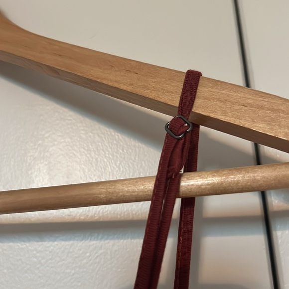 Spaghetti strap tank with cowl neck and adjustable straps - Picture 6 of 6